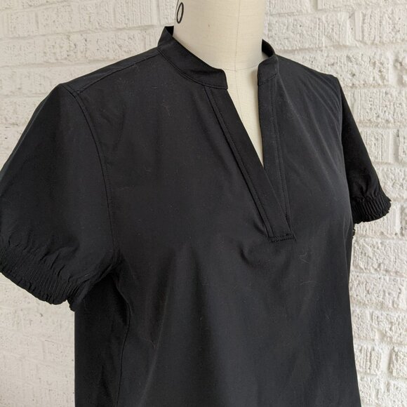 ATHLETA POPLIN TOP BLACK SZ.M NEW - Picture 2 of 9